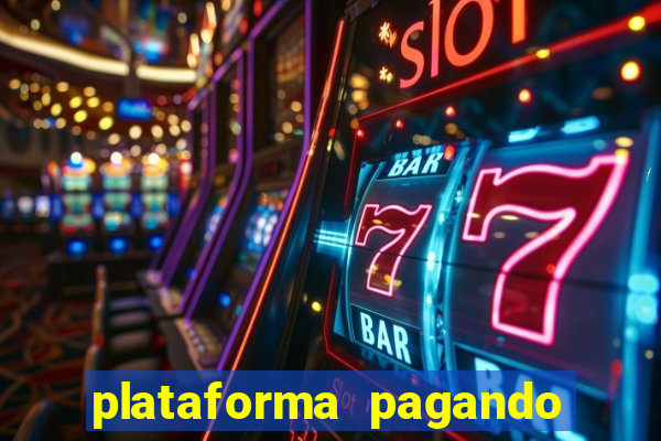 plataforma pagando bonus no cadastro